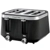 Russell Hobbs Brontë Toaster | 4 Slice | Black | 26770
