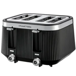 Russell Hobbs Brontë Toaster | 4 Slice | Black | 26770