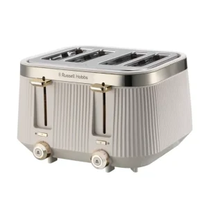 Russell Hobbs Brontë Toaster | 4 Slice | Stone | 26771
