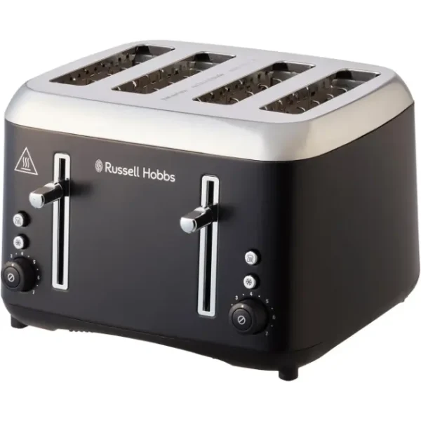 Russell Hobbs Addison Toaster | 4 Slice | Black | 27740