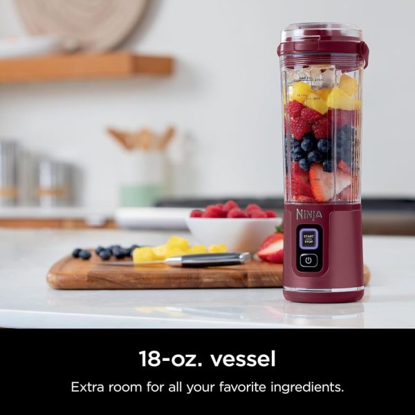Ninja Blast Cordless Portable Blender | Cranberry | BC151UKCR