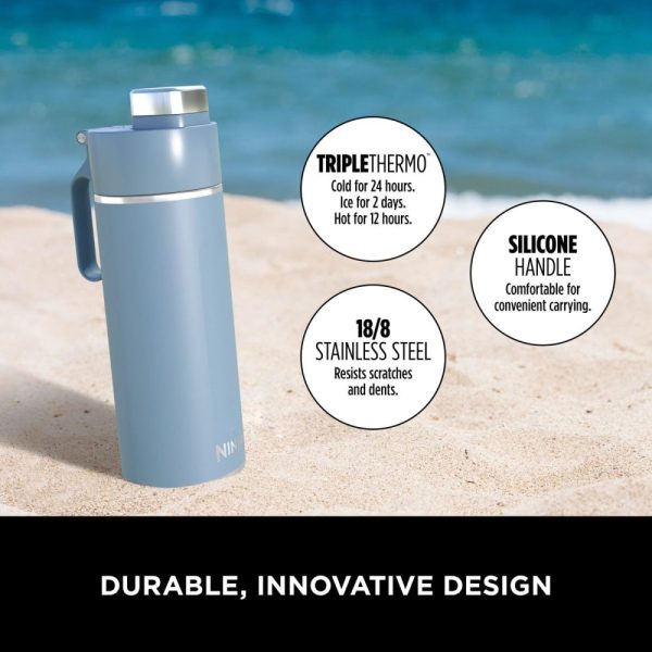 Ninja Thirsti 700ml Travel Bottle Blue DW2401EUUKBL 1