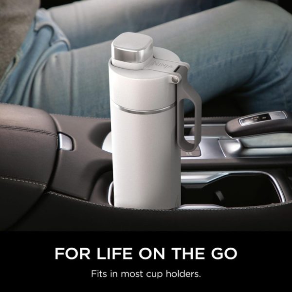 Ninja Thirsti 700ml Travel Bottle White DW2401EUUKWH 1