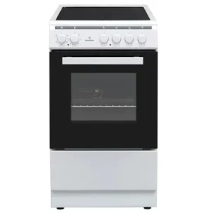 PowerPoint 50cm Single Cavity Cooker | Ceramic Hob | White | P05C1MDW