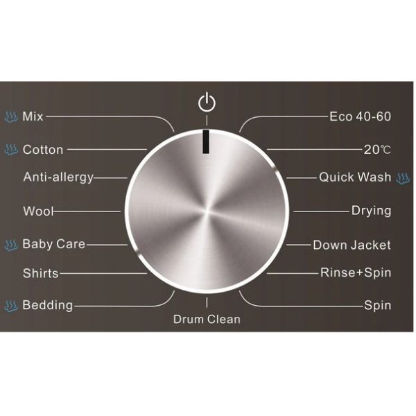 PowerPoint 8KG Washer Dryer | Lava Grey | P328514MLG