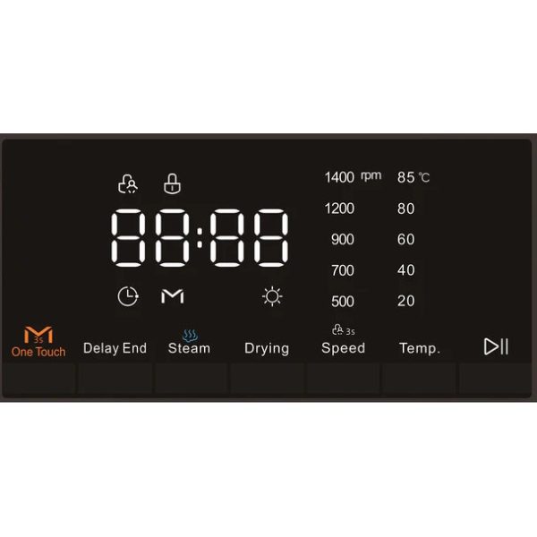 PowerPoint 8KG Washer Dryer | Lava Grey | P328514MLG