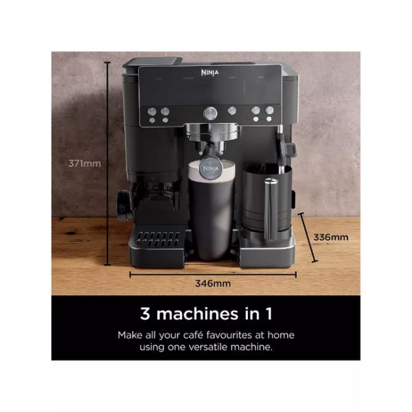 Ninja Luxe Café Premier Espresso Machine | Black | ES601UKBK