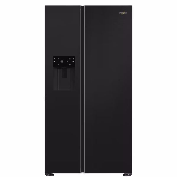 Whirlpool American Fridge Freezer | Dark lnox | WHG26574WXK5UK