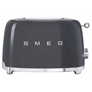 SMEG 50's Style Toaster | 2 Slice | Slate Grey | TSF01GRUK