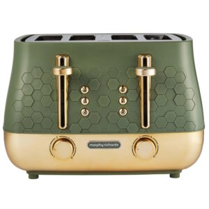 Morphy Richards Cassini Olivine Toaster | 4 Slice | Olive Green | 243022 1