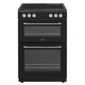 Belling 60cm Electric Cooker | Double Oven | Black | BFSE61DOBK 1