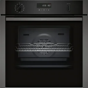 Neff N50 Built-In Slide & Hide Single Oven | Graphite-Grey | B6ACH7AG7B