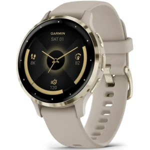 Garmin Venu 3S Smartwatch | Gold/Grey | 49-GAR-010-02785-02