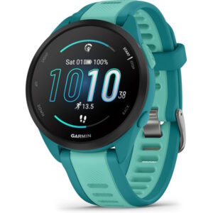 Garmin Forerunner 165 Music Smartwatch | Turquoise/Aqua | 49-GAR-010-02863-32 1