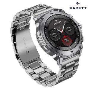 Garett Atom Silver Smartwatch | ATOMSilver Steel 1