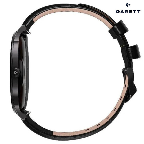 Garett Quantam Black Smartwatch | Quantum Black Steel