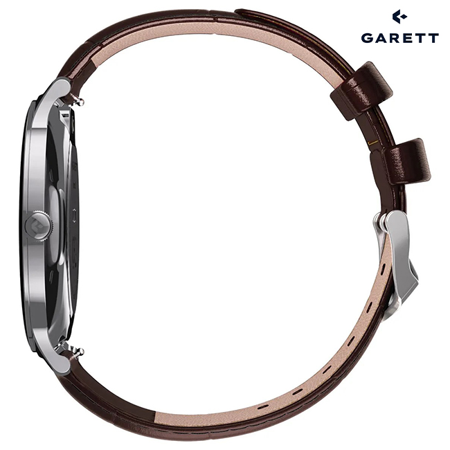 Garett Quantam Silver Smartwatch | Quantum Silver Steel