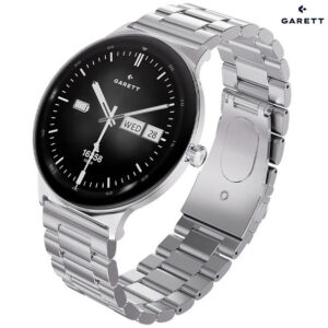 Garett Quantam Silver Smartwatch | Quantum Silver Steel 1