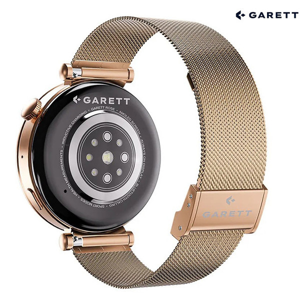 Garett Rose Gold Mesh Smartwatch | ROSE GOLD MESH