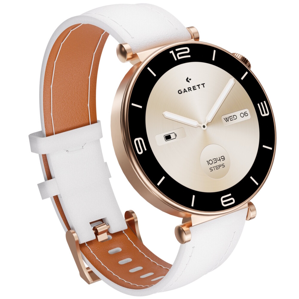 Garett Rose Gold Smartwatch | ROSE GOLD STEEL
