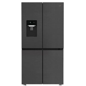 Whirlpool American Fridge Freezer | Black lnox | WHGF6564XK4UK 1