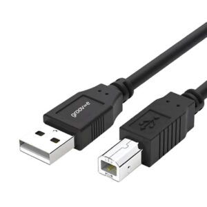 Groove USB-A to USB-B Printer Cable | 1.8Mtr | Black | GVPC33BK 1