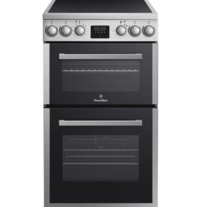 PowerPoint 50cm Double Oven Cooker | Ceramic Hob | P05C2AIN 1